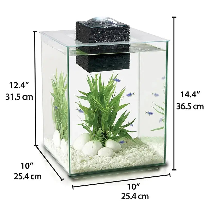 Chi Aquarium Kit, 5 US Gal / 19 L, Black - Marine World Aquatics