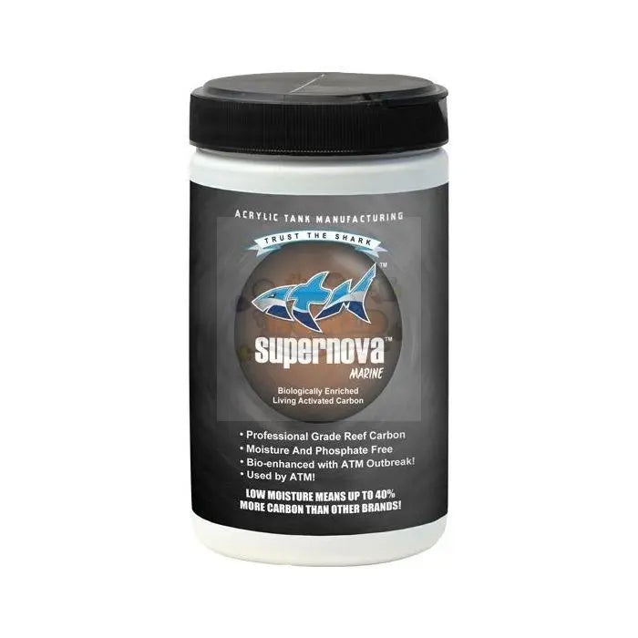 ATM Supernova Living Carbon Saltwater 16oz - Marine World Aquatics