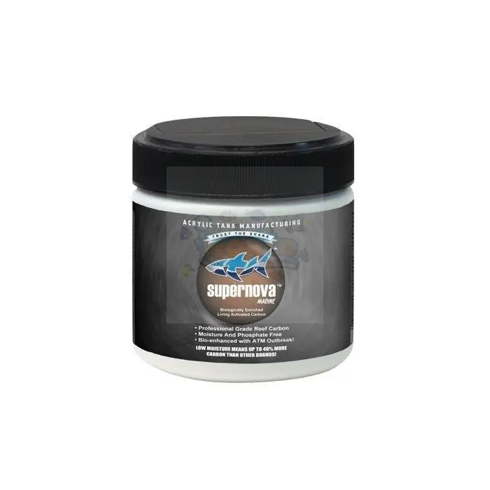 ATM Supernova Living Carbon Saltwater 8oz - Marine World Aquatics