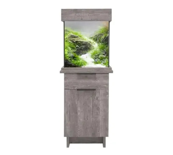 Aqua One OakStyle 85 Aquarium and Cabinet (Urban) - Marine World Aquatics