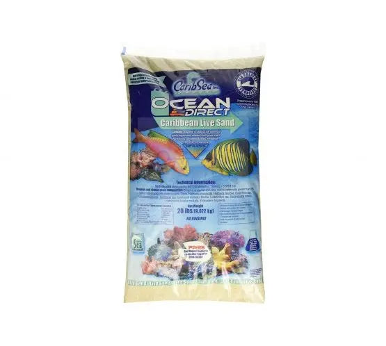 Caribsea Ocean Direct Natural Live Sand (20lb) - Marine World Aquatics