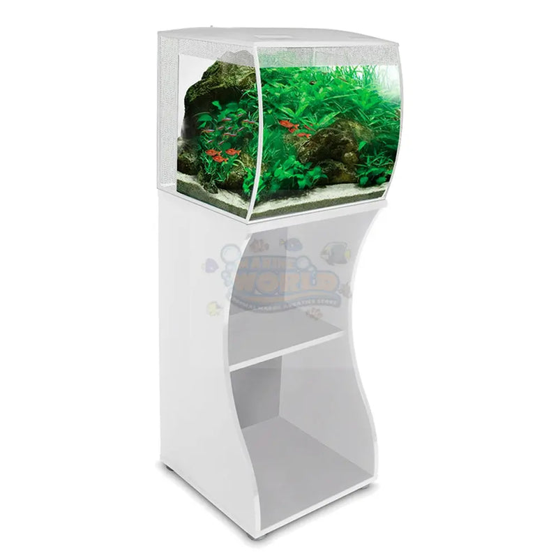 Flex Aquarium Stand 57 Ltr  White - Marine World Aquatics