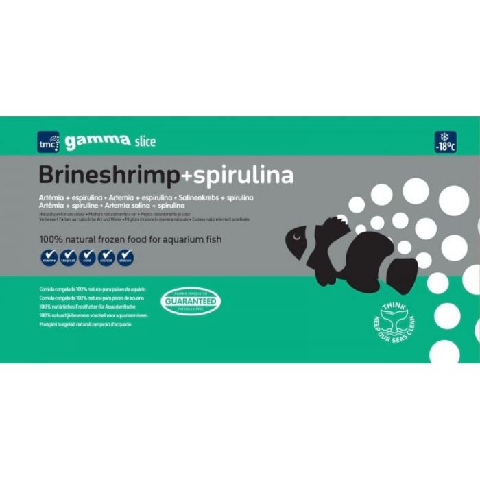 Gamma Slice - Spirulina Brineshrimp Flat pack 250g