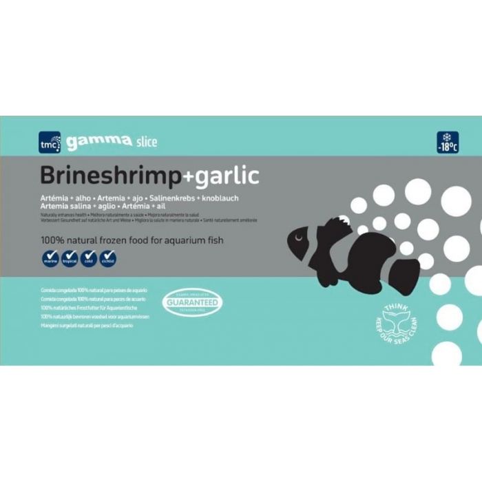 Gamma Slice Brineshrimp + Garlic Flat pack 250g