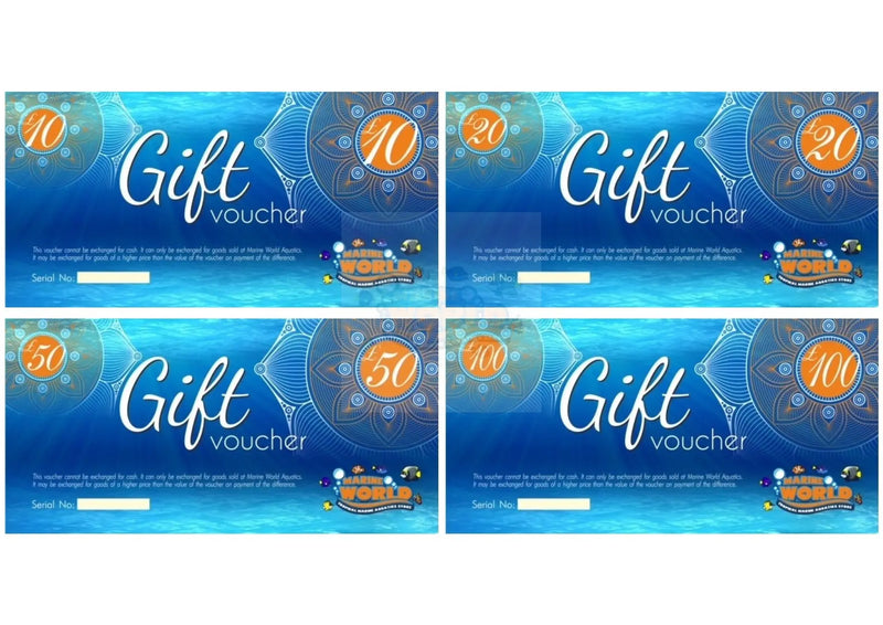 Gift Voucher - Marine World Aquatics