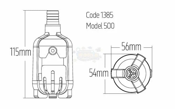 Reef Pump Compact 1500 - Marine World Aquatics