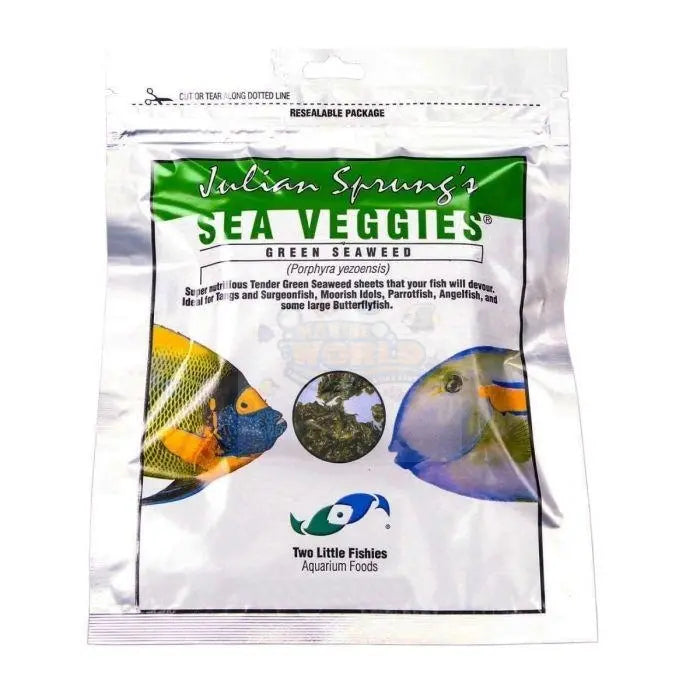 TLF Seaveggies Green Seaweed 30g - Marine World Aquatics